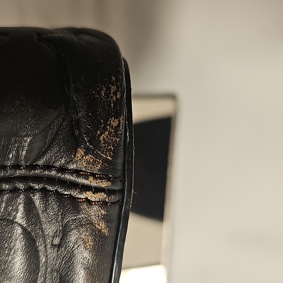 Vtg Coach (F13078) Tricolor Leather-suede-signature Jacquard Duffle - Picture 4 of 12